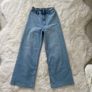Zara Marine Straight Blue Jeans